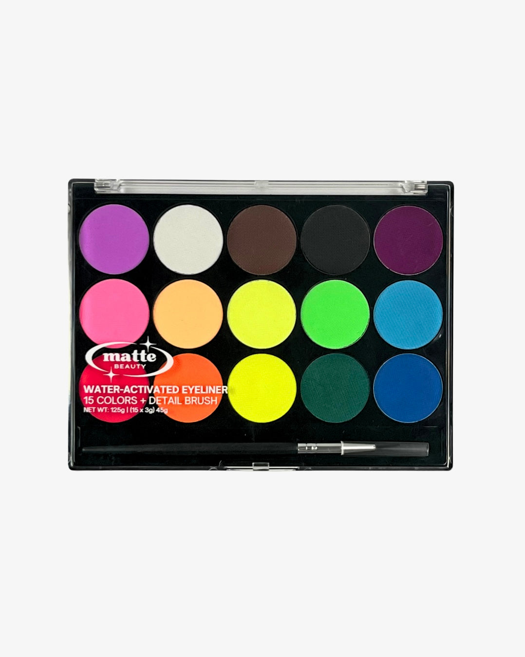 Water-Activated UV-Glow Graphic Eyeliner Palette